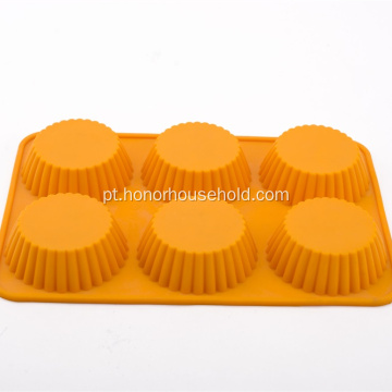 Molde de bolo de copo de silicone muffin